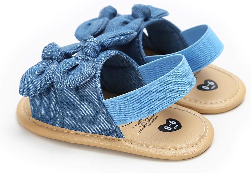 Baby Girls Sandals Summer Shoes Outdoor First Walker Toddler Girls Shoes for Summer