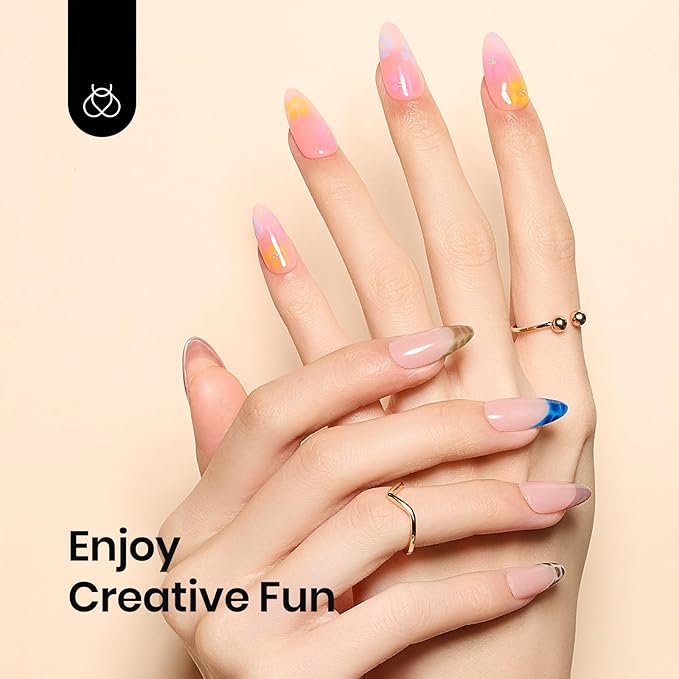 Beetles Blooming Gel 15ml Clear Uv Led Blossom Gel Polish for Spreading Effect Marble Natural Stone Watercolor Floral Print Soak off Diy Nail Art Design Manicure Gift for Women