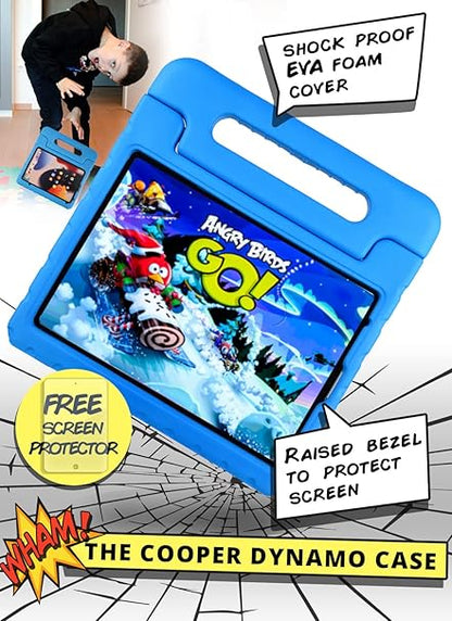 Official Cooper Dynamo iPad Pro 12.9 Case Kids  Child Proof Case  iPad Pro 12.9 Case 5th Generation, 6th Gen Apple iPad Pro 12.9 Case 2022, iPad Pro 12.9 Case 3rd Generation4th, iPad 12.9 Pro Case