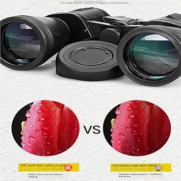 Binoculars Telescope 20X50 Telescope Binoculars Low Light Night Vision Non-red Telescope Outdoor Outdoor Telescope Binocular (K A)