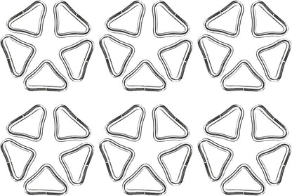 Triangle Ring Buckle,V-Shaped Buckle Trampoline Triangle Ring,Trampoline Replacement Parts,for Trampoline Mat Surface and Jumping Cloth Processing