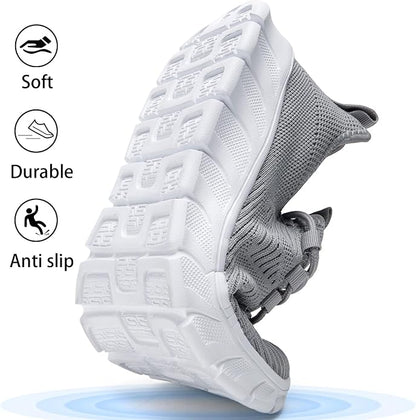 Size 12 EKRBXA Mens Running Shoes Tennis Shoes Walking Gym Sneakers Non Slip | Lightweight?Breathable Mesh?Casual?Workout?Slip on?Athletic?Comfortable Soft