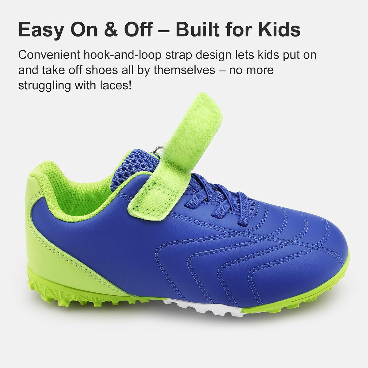 Stelle Baseball Cleats for Girls Boys Softball Shoes Kids Indoor Soccer Turf Shoes Futsal Athletic Cleats for Toddler/Little/Big Kid