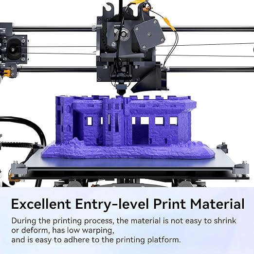PLA Filament 1.75mm,Silver PLA 3D Printer Filament 1kg Spool (2.2lbs),3D Printing Filament Dimensional Accuracy +/-0.03mm,Compatible with Most FDM Printers