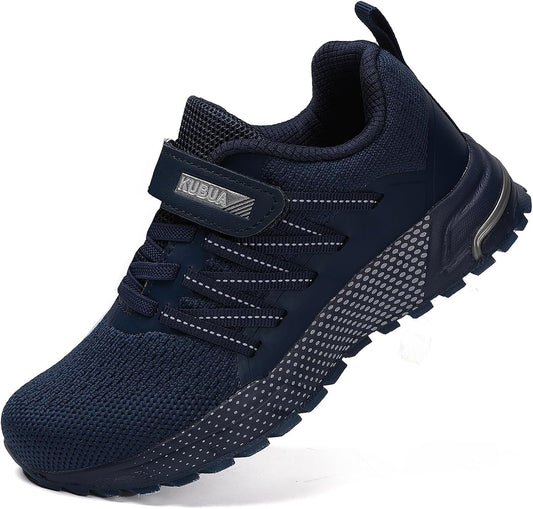 KUBUA Kids Sneakers for Boys Girls Running Tennis Shoes Lightweight Breathable Sport Athletic