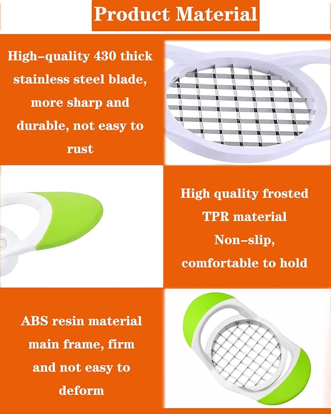 Potato Fries Cutter Machine, Multi- purpose Stainless Steel Carrot Vegetable Potato Slicer Apply to Restaurant Home Kitchen, French Fry Cutter Handheld