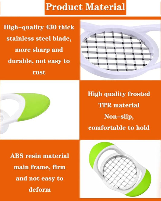 Potato Fries Cutter Machine, Multi- purpose Stainless Steel Carrot Vegetable Potato Slicer Apply to Restaurant Home Kitchen, French Fry Cutter Handheld