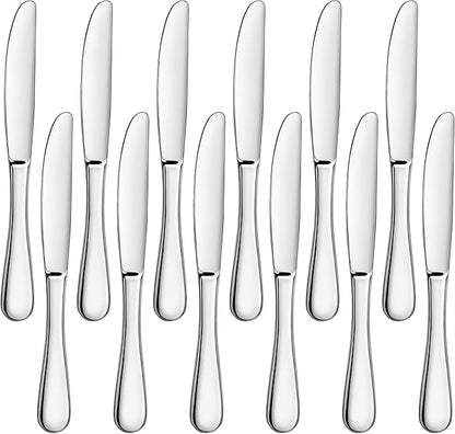 Artaste Rain 1810 Stainless Steel (Silver (Set of 12), Dinner Knife (9.15-Inch))