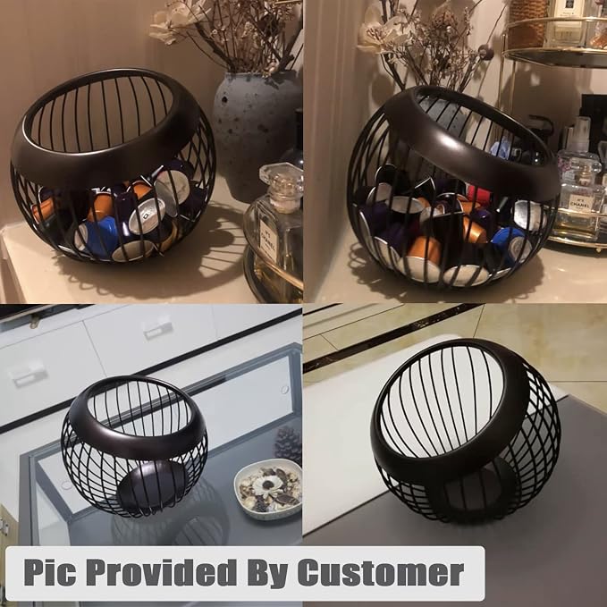 Charmount Coffee Pod Holder, Capacity K Cup Holder and Espresso Pod Holder