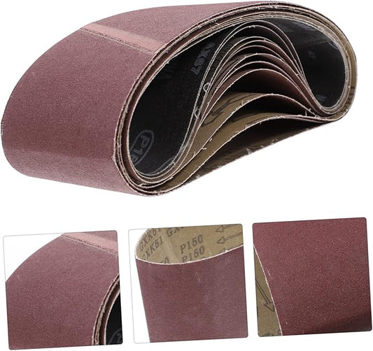 Woodworking Tools 6 in 1 Sanding Belt Assortment 80120150180240320 Grit Sanding Belts