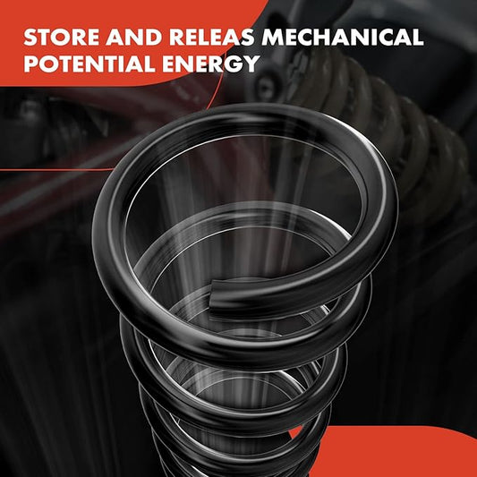 A-Premium 2Pcs Front Suspension Coil Spring Set Compatible with Chevrolet Tahoe C1500 C2500 GMC Yukon C1500 C2500 4.3L 5.0L 5.7L 6.5L, Driver and Passenger Side