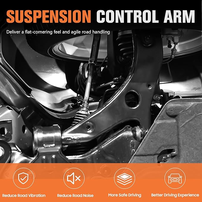 Front Upper Control Arms w/Ball Joints Fit for Jeep Commander 2005-2010, Grand Cherokee 2006-2010 - 2pc Set K620188