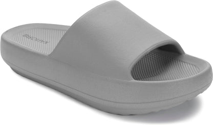 BRONAX Arch Support Slides for Women and Mens | Cushioned Thick Sole Pain Relief Slippers