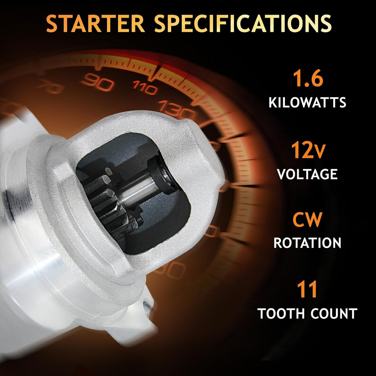 6490N Starter Compatible with 2002-2005 Chevy Trailblazer L6 4.2, 02-05 GMC Envoy L6 4.2L, 2004-2006 Chevy Colorado L4 2.8 L5 3.5, Buick Rainier 04-05 4.2L,06 Hummer H3, 2003 03 04 10465527 8104655820