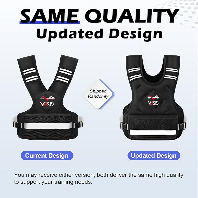 Adjustable Weighted Vest for Women Men 11-20lb Vest with 6 Ironsand Weights Body Weight Vest with Reflective Strip for Running Walking Strength Training Workouts