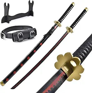 Anime Sword 41 inch,Zoro Sword/wado ichimonji Sword/Anime Original Texture,for Role-Playing and Collection, with One Display Stand