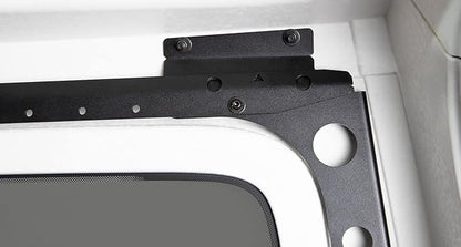Rhino-Rack Jeep Wrangler JL Unlimited 4 Door Hard Internal Structural Roof RackBare Backbone 3 Base Mounting System in Black