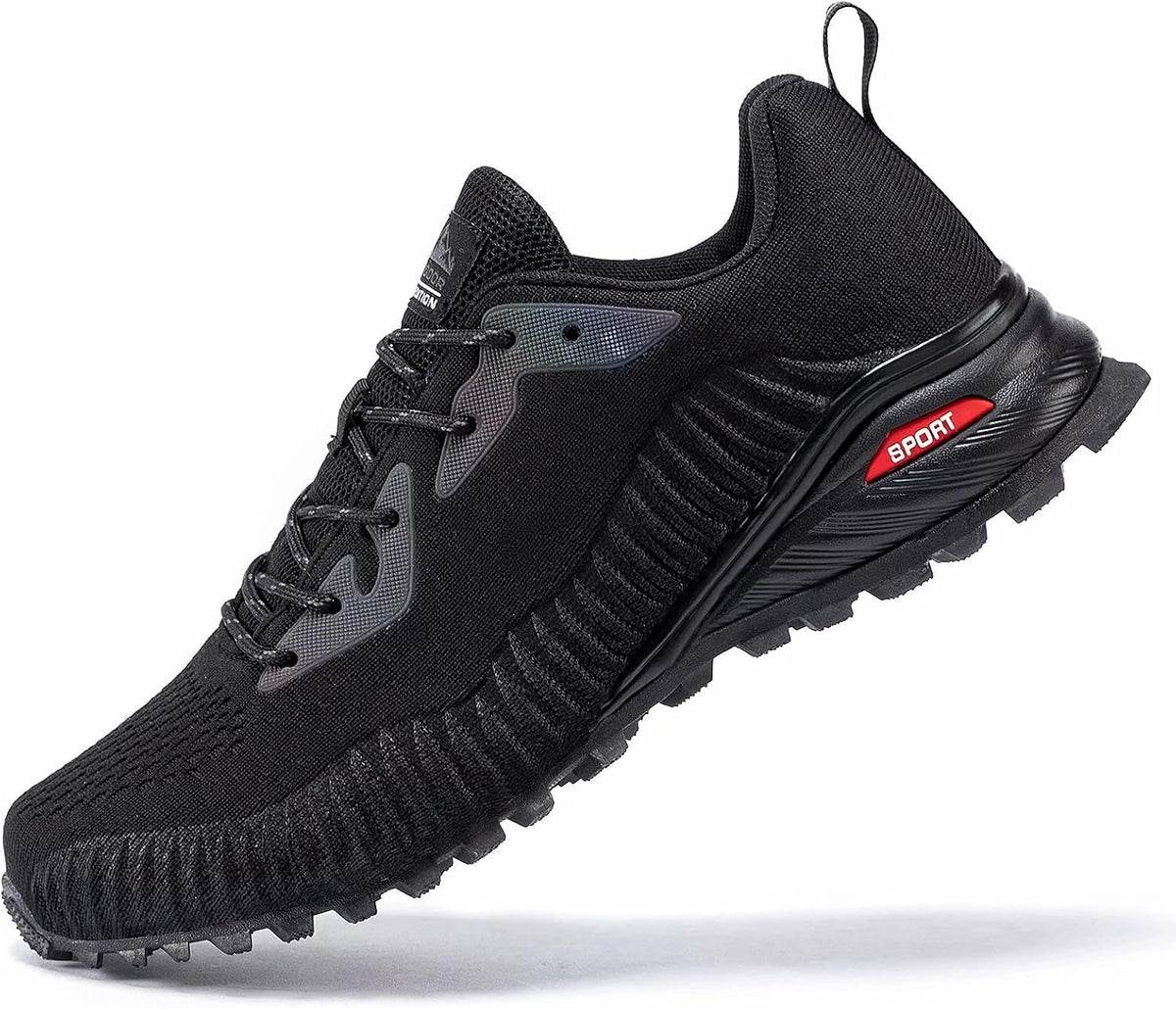 Kricely Men's Trail Running Shoes Fashion Walking Hiking Sneakers for Men Tennis Cross Training Shoe Outdoor Snearker Mens Casual Workout Footwear.