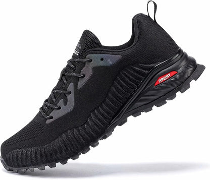 Kricely Men's Trail Running Shoes Fashion Walking Hiking Sneakers for Men Tennis Cross Training Shoe Outdoor Snearker Mens Casual Workout Footwear.