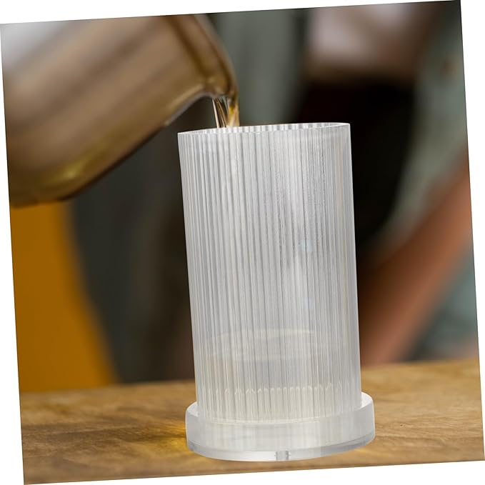 Candle-Making-Molds Plastic DIY Candle Mould Vertical Stripe 5  10.2cm Molding Candle for Handmade Crafts