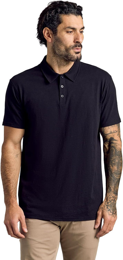 True Classic Men's Short Sleeve Polo Shirt
