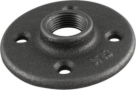 Southland 521-604HN Floor Flange, 3/4", Black