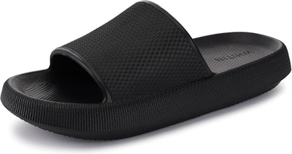 WHITIN Women's Slides with Cushioned Thick Sole Slippers for Home Wear Y13 | Comfort for Daily Wear, Waterproof & Easy to Clean, Indoor & Outdoor Versatility, Lightweight EVA for All-Day