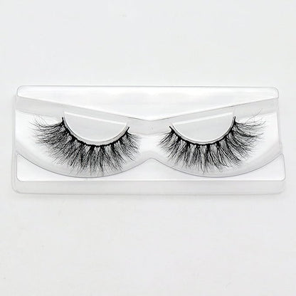Veleasha Mink Lashes Natural Look False Eyelashes 8-15mm Reusable Lightweight Real Siberian Mink Lashes for Daily Use 1 Pair Pack (6D51)
