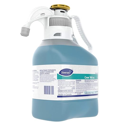 Diversey-5019237CT Crew Non-Acid Bowl and Bathroom Disinfectant Cleaner - Blue