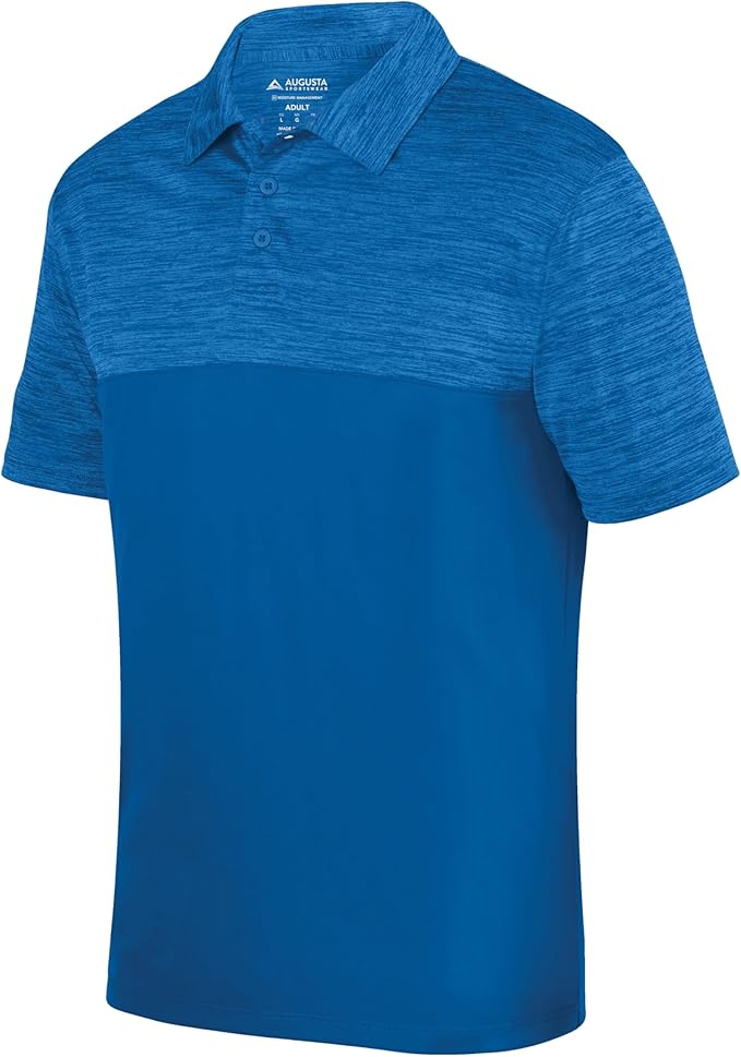 Augusta Sportswear Men's Shadow Tonal Heather Polo