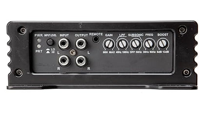 Harmony Audio HA-A400.1 Car Stereo Class D Amp Mono 800 Watt Subwoofer Amplifier - 1 Ohm Stable - Includes Bass Remote
