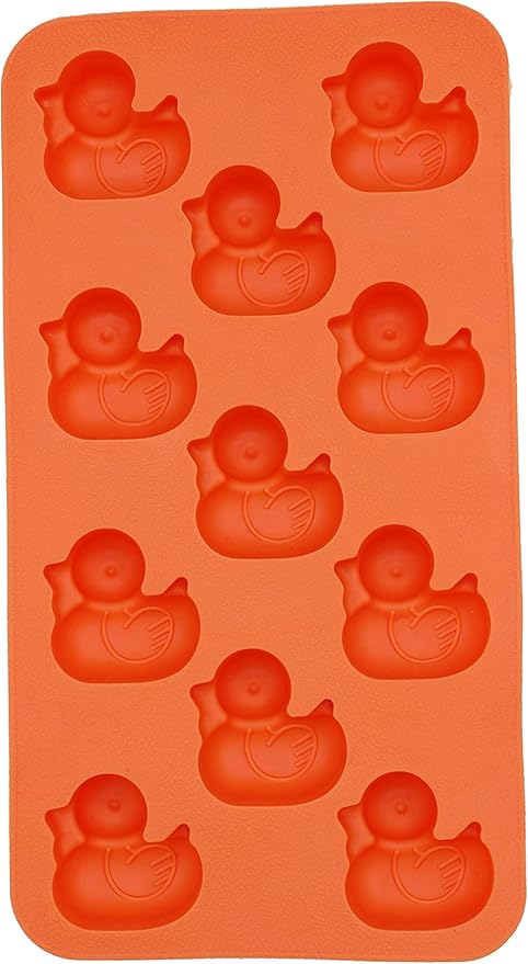 Duck Silicone Mold (11 Cavity) - 3D Candy, Bite-Size Treats, Funny Ice Pops - Food-Grade, Easy-Release, Freezer Safe
