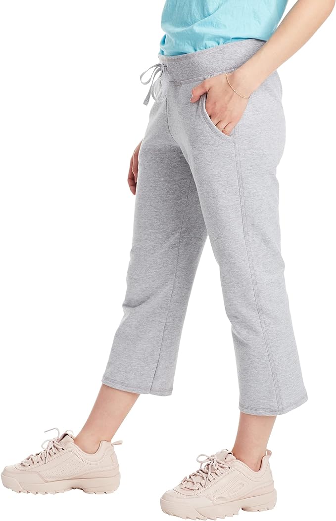 Hanes Women's Sweatpants, French Terry Capris, Women's Capri Joggers