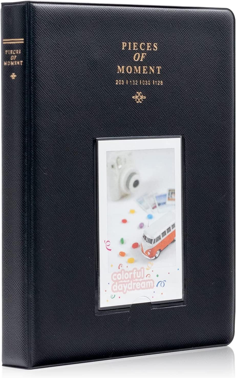 64 Pockets Mini Photo Album for Fujifilm Instax Mini SE, Mini 7+ - Photo Album Instant Camera Film Photo Book (Black)