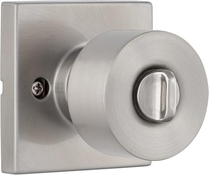 Miseno MLK3090 Quattro Shaker Privacy Door Knob Set with Square Rose - Matte Black