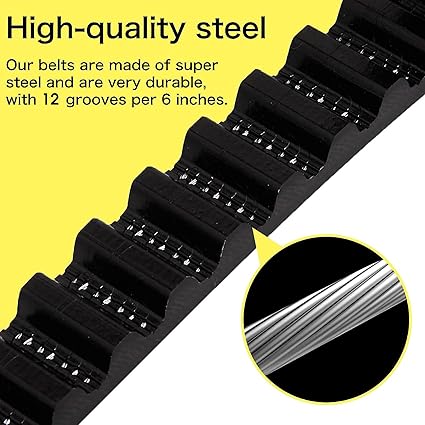 41A3589-1 Garage Door Openers Belt Assembly for 8ft Garage Door, 255 inches Drive Belt with 11ft Rail Compatible with Liftmaster Chamberlain Garage Door Openers 1270, 1280, 1280R, 8100, 8200  9200