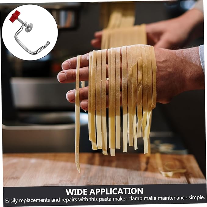 Universal Pasta Maker Fixing Clip Pasta Making Clamp Sturdy Iron Alloy Pp Material