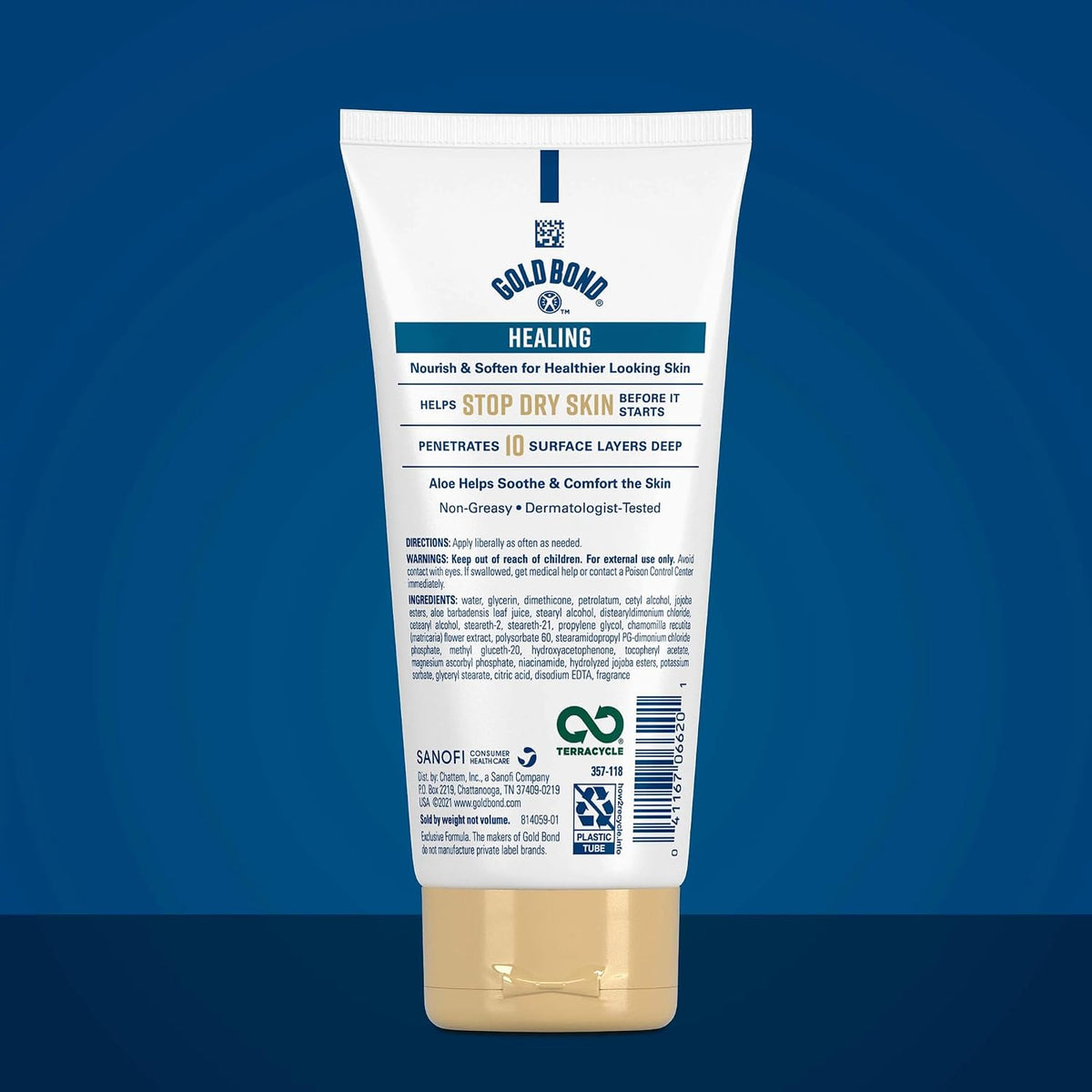 Healing Hydrating Cream, 5.5 oz., With Aloe, Immediate 24-Hour Hydration
