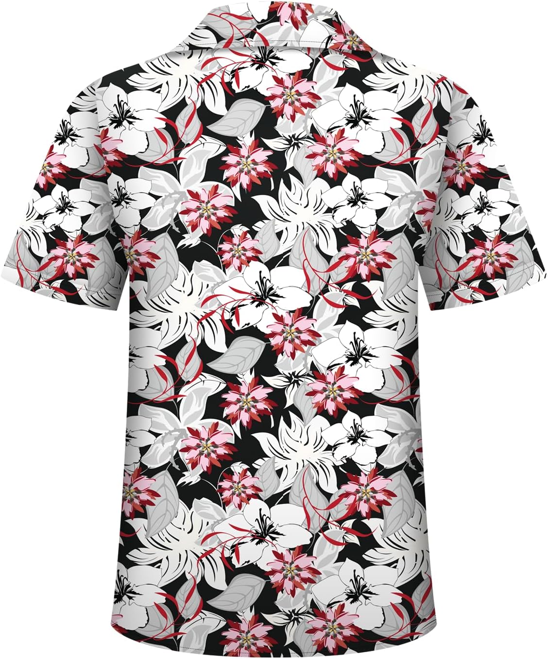 Small Hawaiian Shirt for Men Tropical Shirts Summer Beach Button Down Short Sleeve Luau Aloha Floral Cruise Vacation Outfit 2026