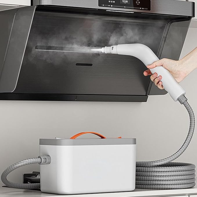Portable Handheld Steam Cleaner, 650ml Large Capacity Fast Heating Cleaning Machine for Home Car Kitchen Grout Tile