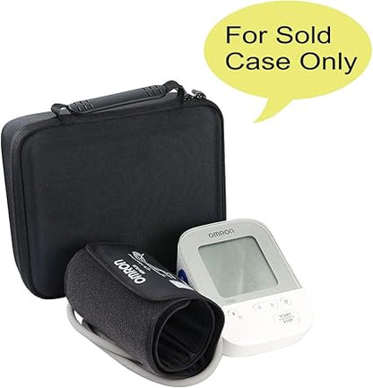 co2CREA Hard Case for OMRON Silver M4 Blood Pressure Monitor Upper Arm Cuff BP5250 BP7250 HEM-7156 HEM-7155T, Portable Travel Case Replacement