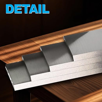 20 Inch Resharpenable Planer Blades Jointer Knives 4pcs High Speed Steel for 20 inch Wood Planer Jointer Cutter Head 20x 1.18x 18 508mm30mm3mm