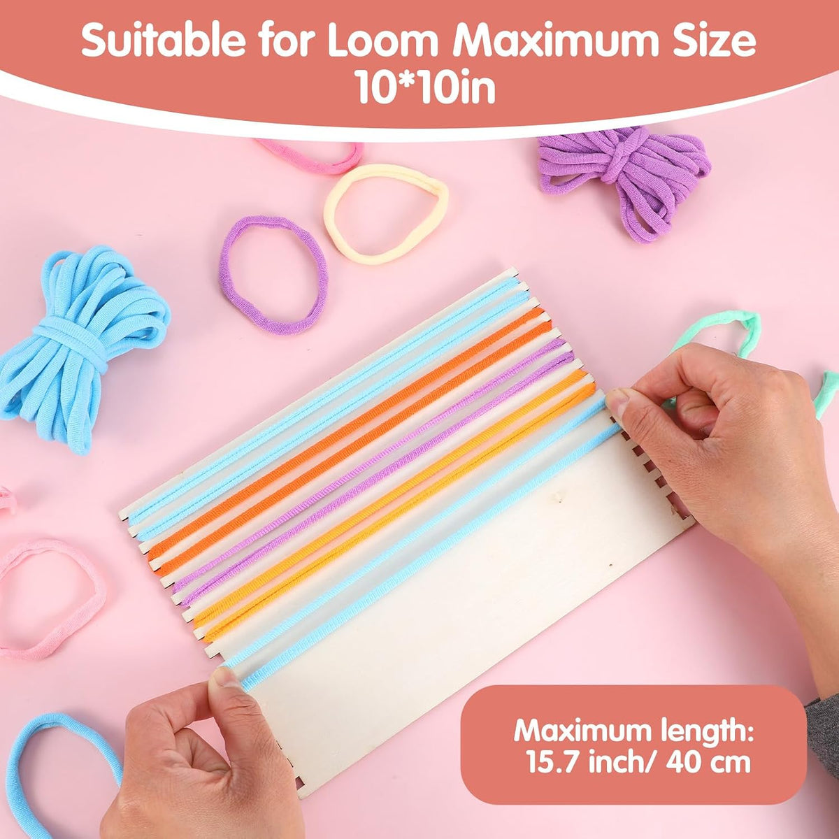 Kifmurase 804 Pcs Refill Loops for 7 Inch Weaving Loom 12 Colors Potholder Loom Loop Bands, Weaving Pot Holder Refill Loops DIY Craft Bands for Adults DIY Projects Gifts