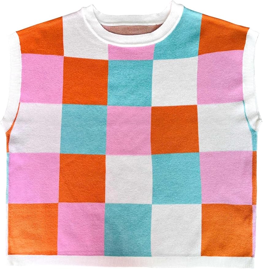 Womens Summer Crop Tops 2025 Cap Short Sleeve Sweater Vest Loose Shirts Business Vacation Outfits Trendy Fall Summer Top