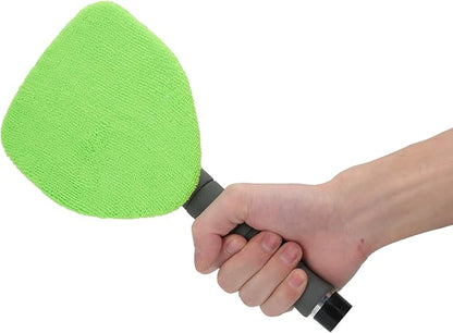 Fdit Microfiber Car Window Tool Windshield Cleaner Wand Tool with Telescopic and Extendable Handle Auto Inside Glass Wiper Kit