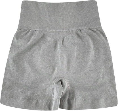 Womens Yoga Shorts High Waist Tummy Control Butt Lifting Short Leggings Athletic Gym Yoga Pants with Pockets