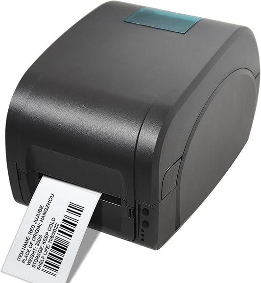 Hybsk 2.25x4 inch Direct Thermal Labels for Barcodes, Address, Compatible with Rollo Label Printer  Zebra Desktop Printers (2.25"x4",2 Rolls White)