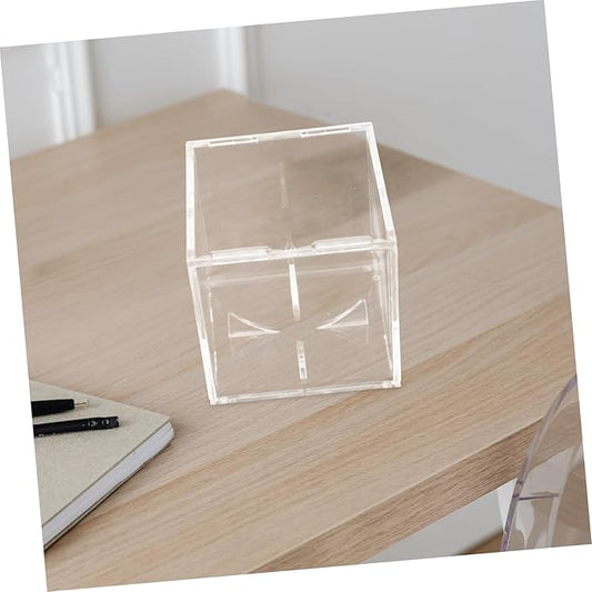 BESTonZON Single Baseball Display Case Clear Acrylic Cube Holder for Memorabilia Portable Durable Baseball Showcase with High Clarity Protection for Collectibles Display