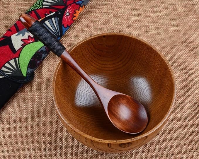 Cooking Wooden Soup Tool Utensil Catering Spoon Teaspoon Catering Cooking Utensil Teaspoon Soup Lot Kitchen Spoon Wooden Kitchen,Dining Bar