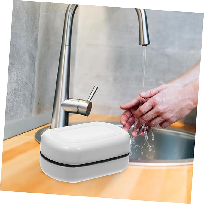 Double Layer Soap Box Leakproof Travel Soap Holder Portable Container for Camping Travel Gym